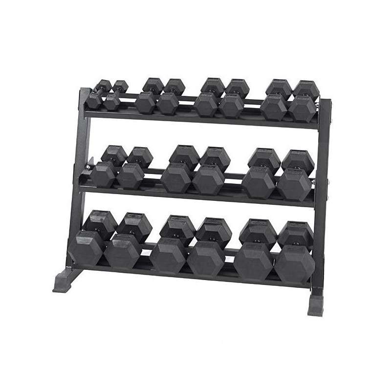3 Tier 20PC Capacity Dumbbell Rack - Image 3