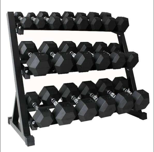 3 Tier 20PC Capacity Dumbbell Rack - Image 2